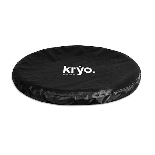 Kryo Pod 2.0 cold plunge thermal lid, inflatable, front view, detail